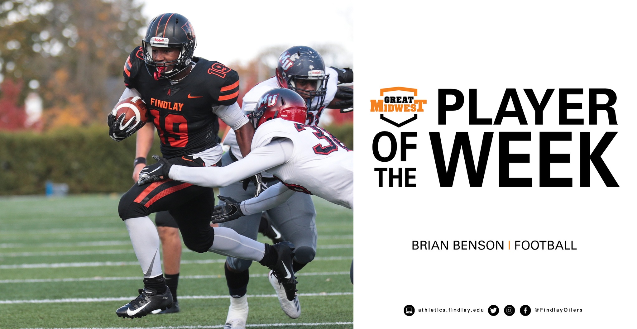 Benson Earns Offensive Player of the Week