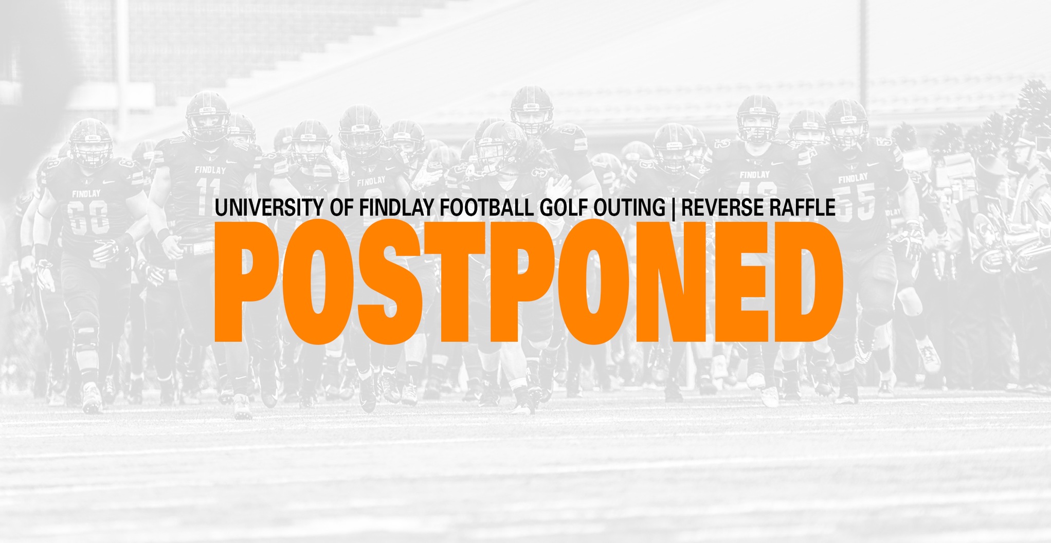 Football Reverse Raffle | Golf Outing Postponed