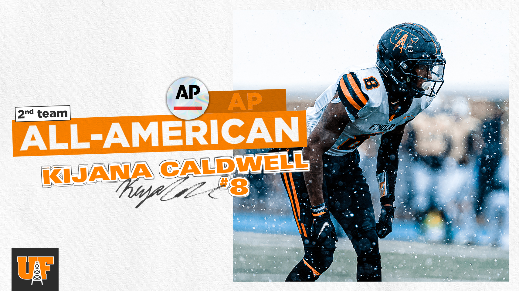Kijana Caldwell Named All-American by Associated Press