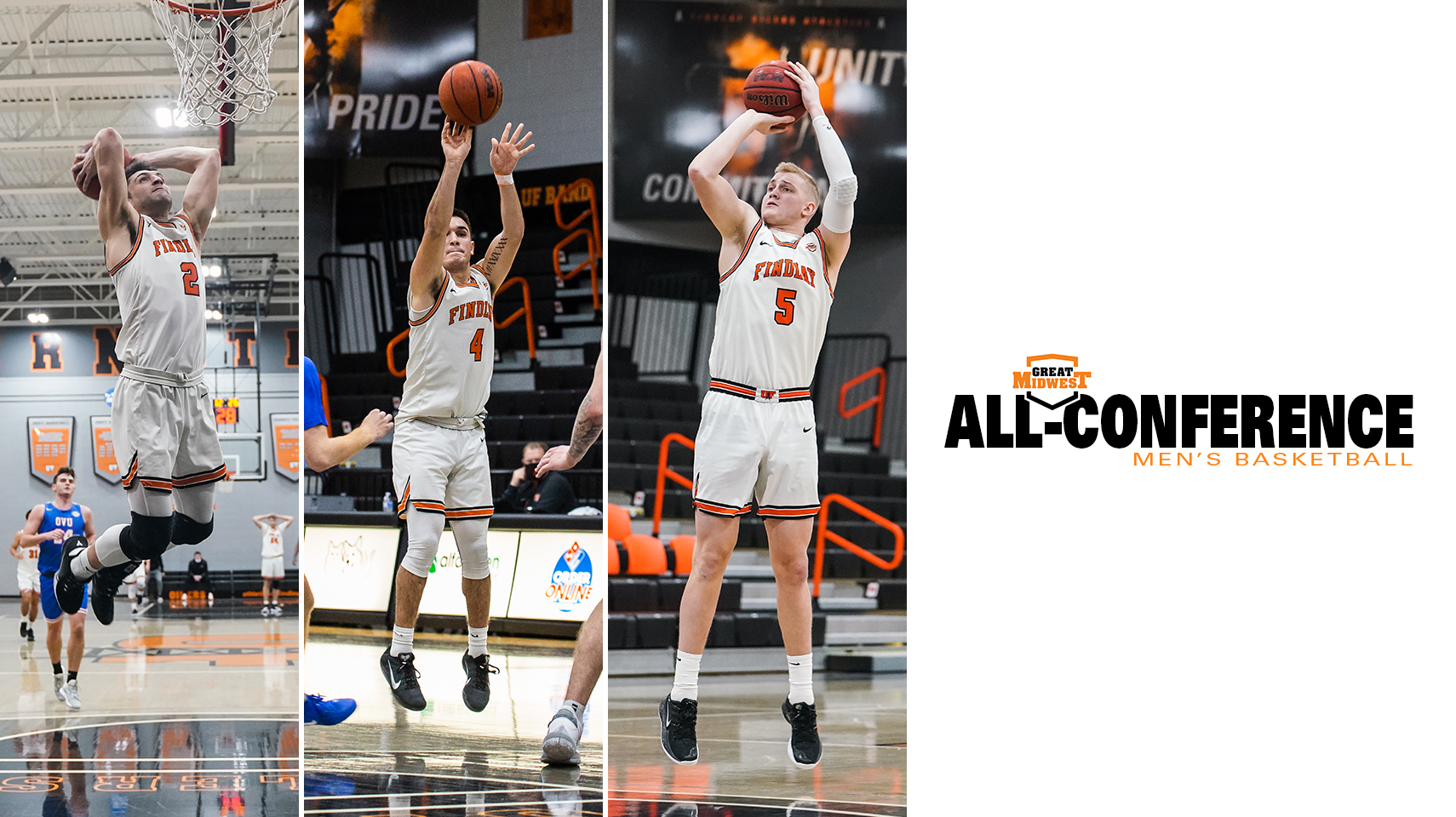 Men's basketball all-conference graphic