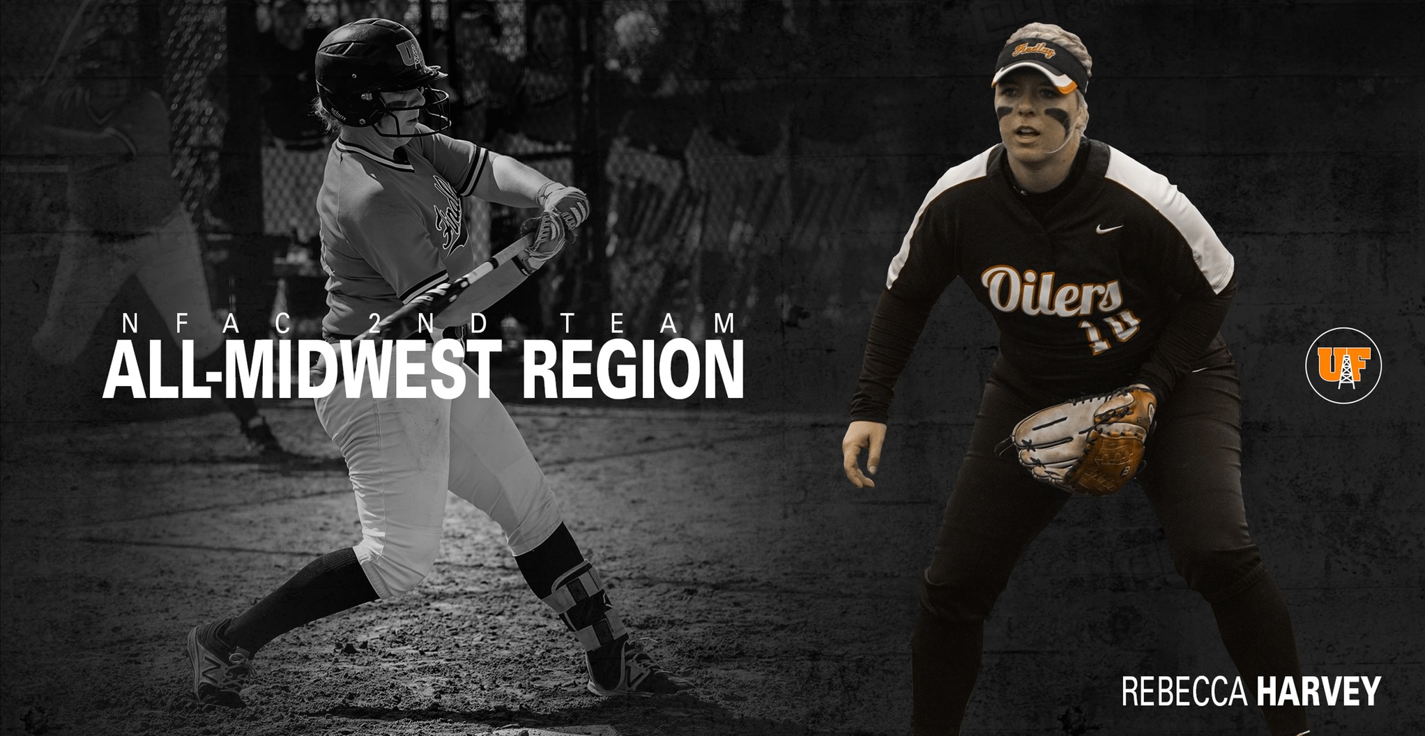 Harvey Earns All-Region Honors from NFCA