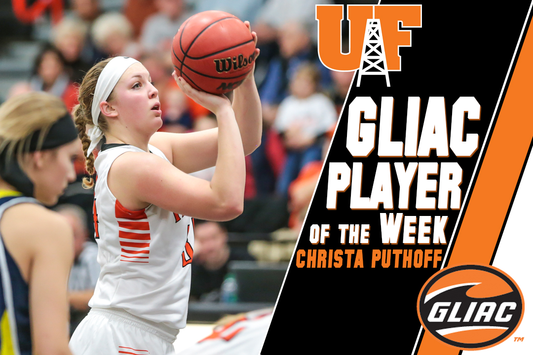 Puthoff Earns GLIAC South Player of the Week Honors