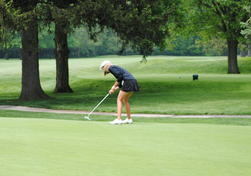 Women's Golf in 3rd After 1st Day of NC4K Classic