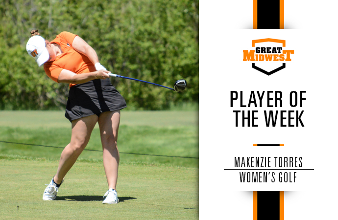 Torres Named Great Midwest Golfer of the Week