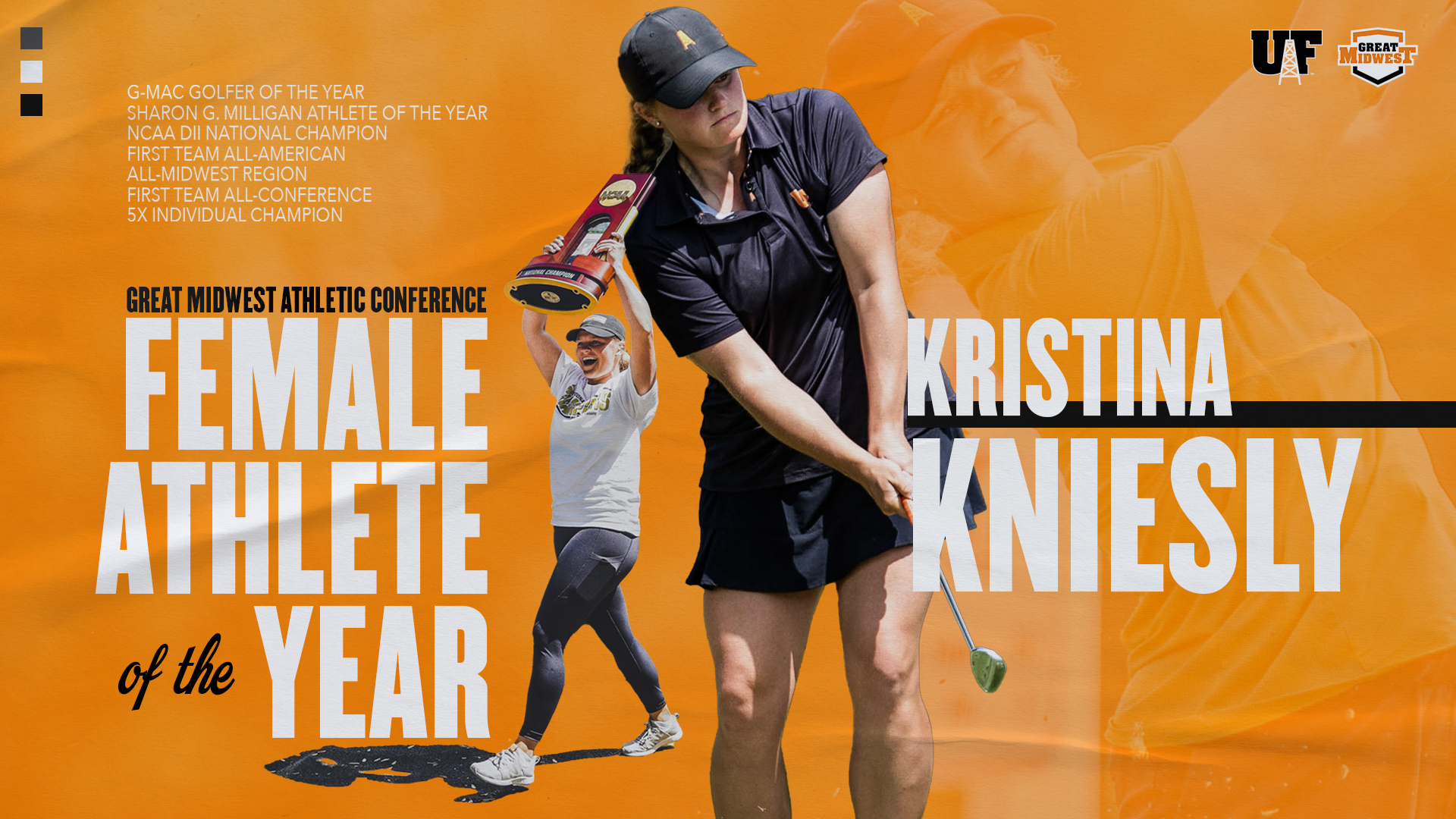 Kristina Kniesly Earns 2021-22 G-MAC Female Athlete of the Year