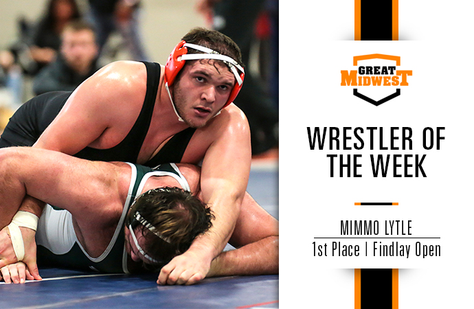 Lytle Named Great Midwest Wrestler of the Week