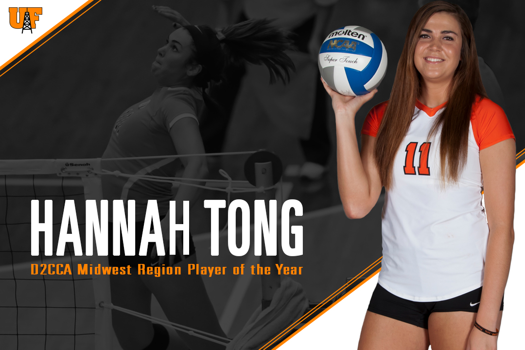 Tong Named D2CCA Midwest Region Player of the Year