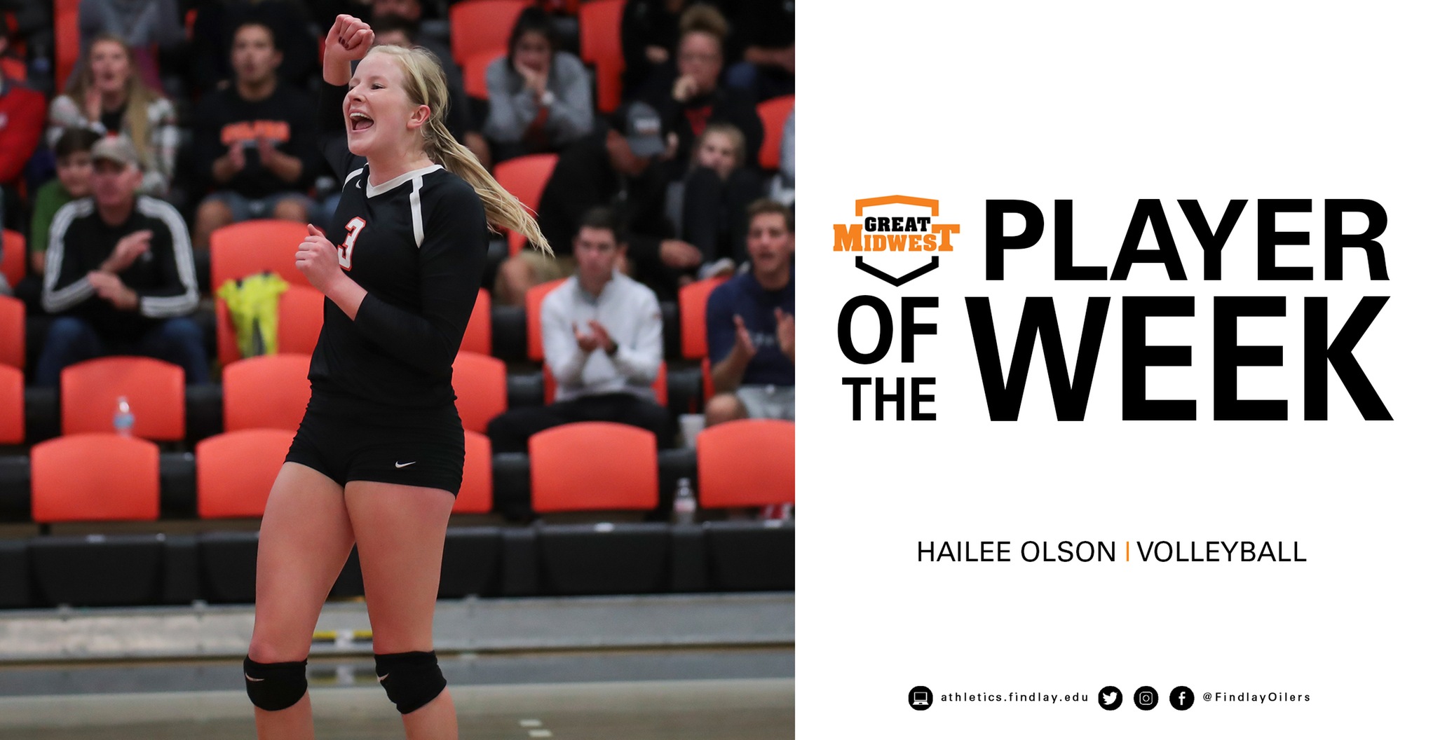 Olson Named Great Midwest Player of the Week