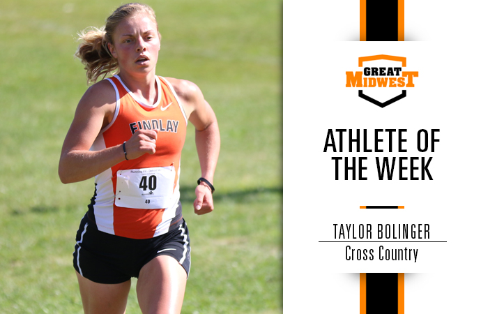 Bolinger Named Great Midwest Athlete of the Week