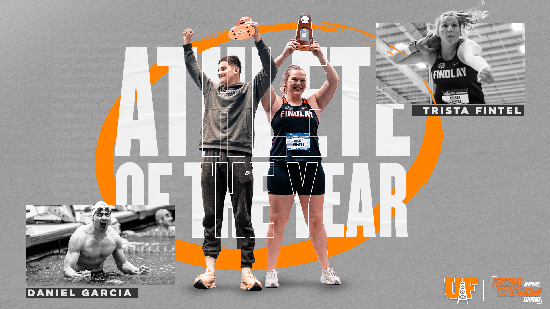 Garcia and Fintel Named Findlay Athletes of the Year
