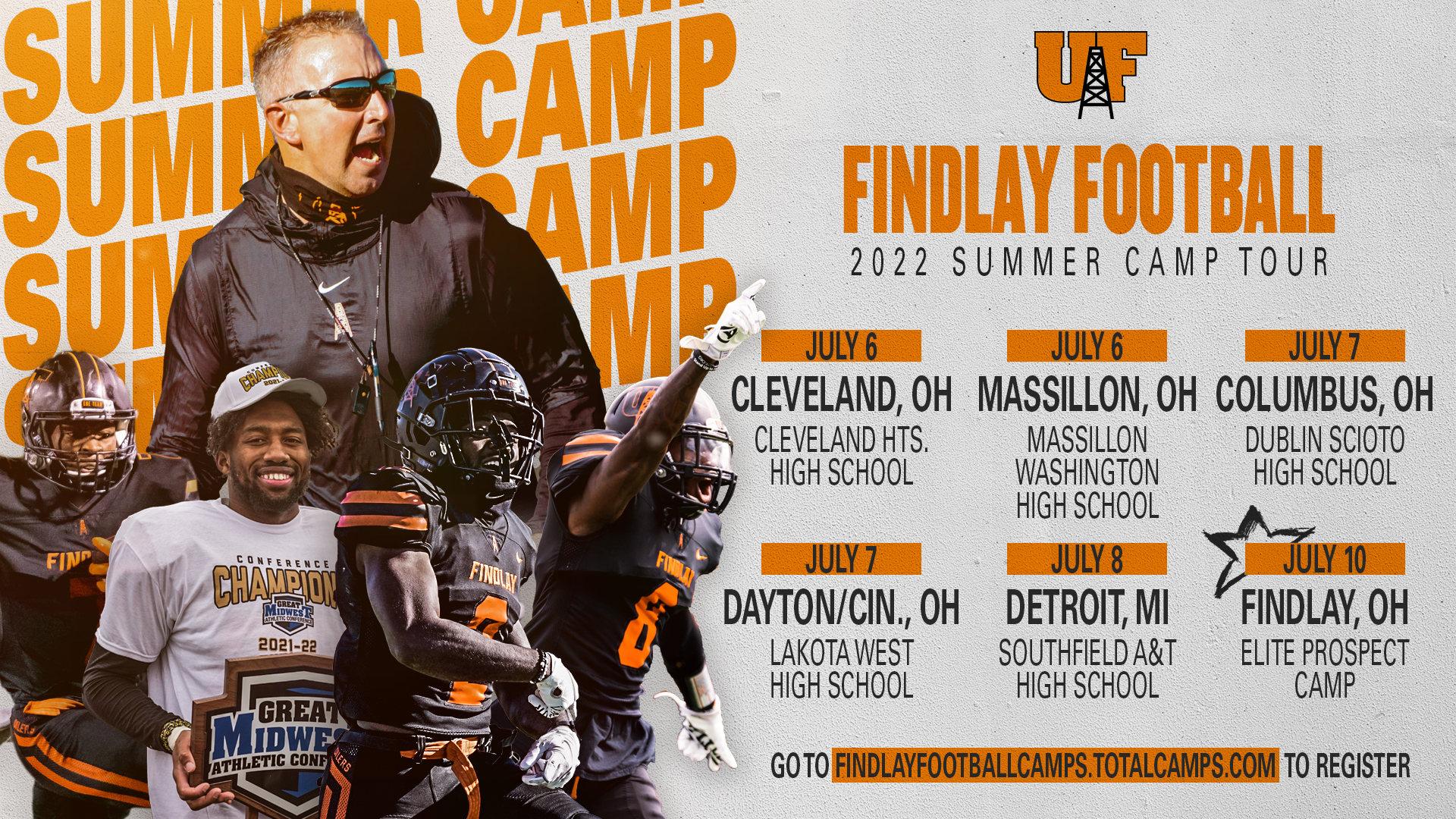 Football to Hold Summer Satellite Camps / Elite Camp