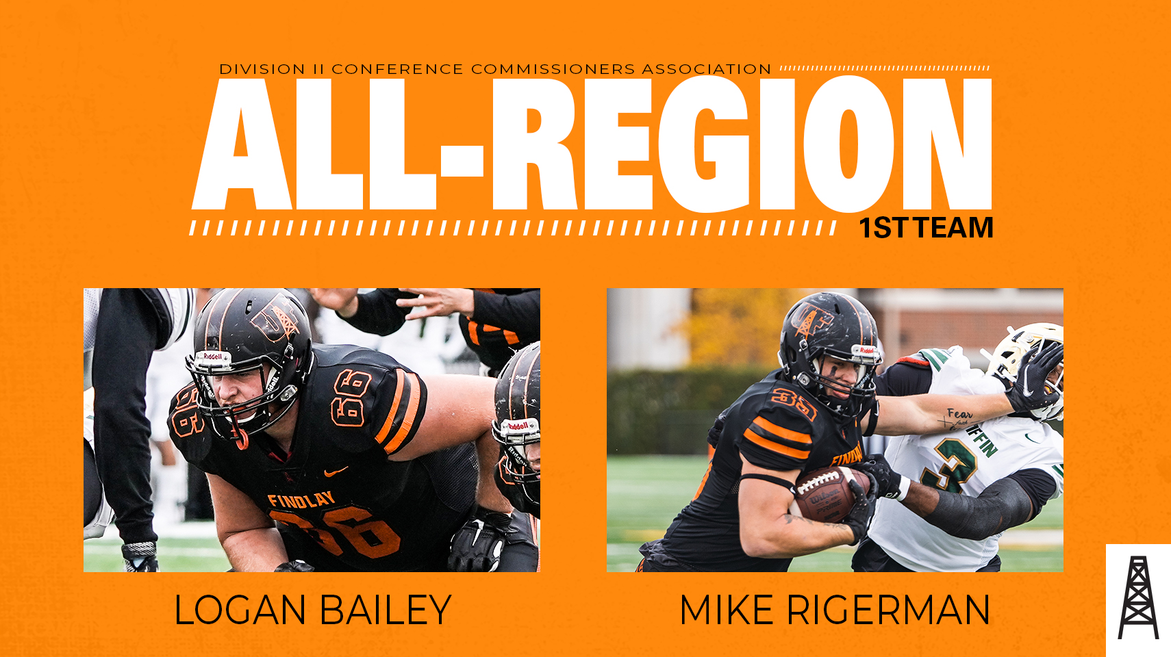 Bailey and Rigerman Named First Team All-Region by D2CCA