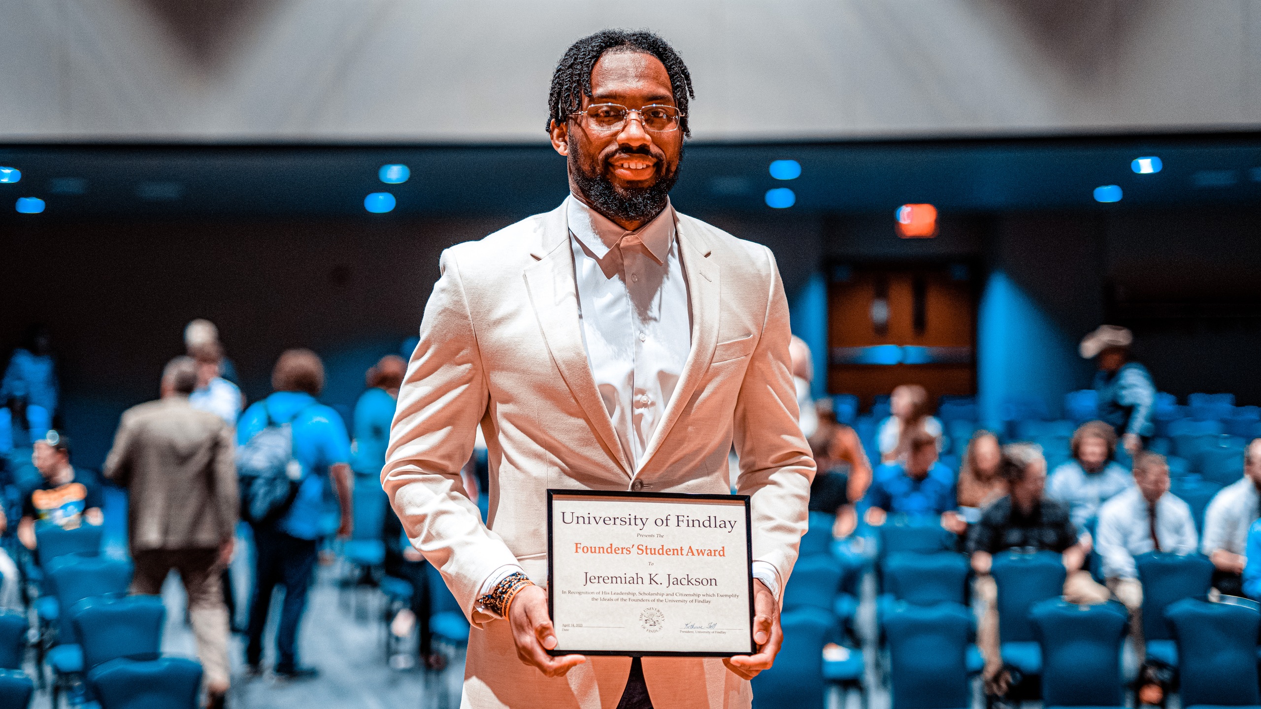 Jeremiah Jackson Selected for University of Findlay's Founders' Award