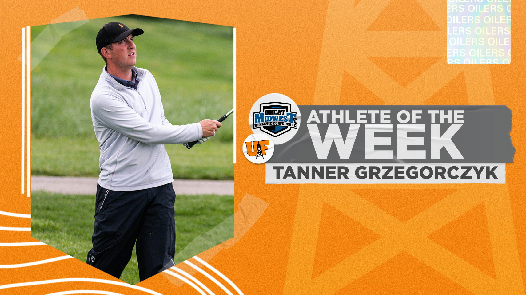 Tanner Grzegorczyk Athlete of the Week Graphic