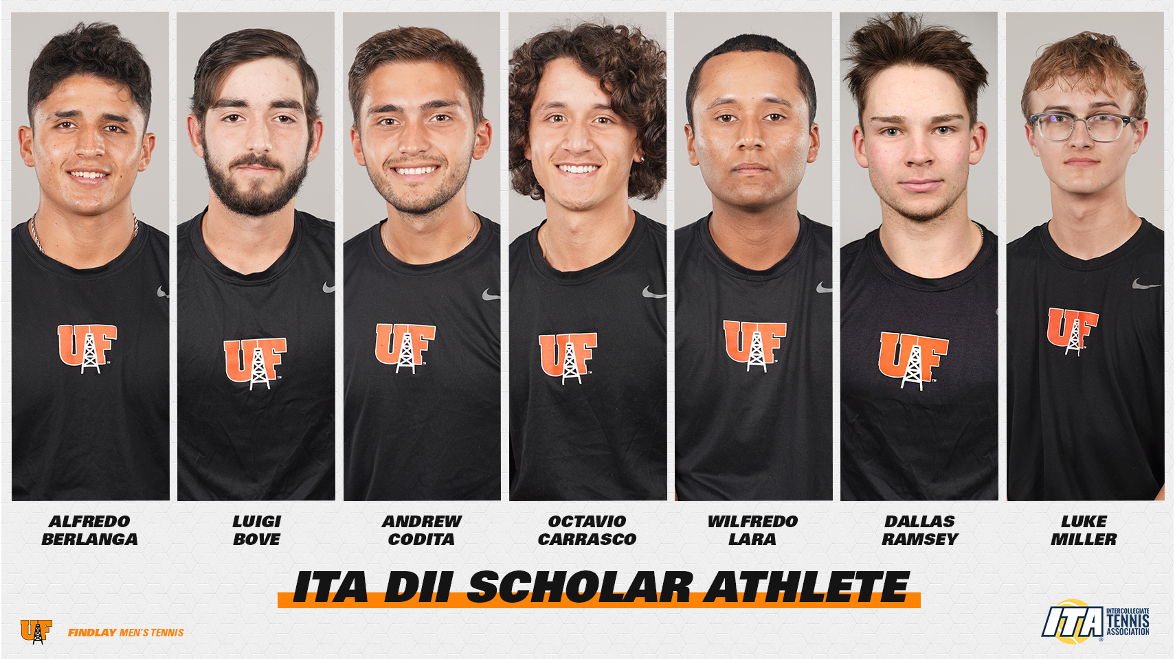 Men's Tennis Earns All-Academic Awards from ITA