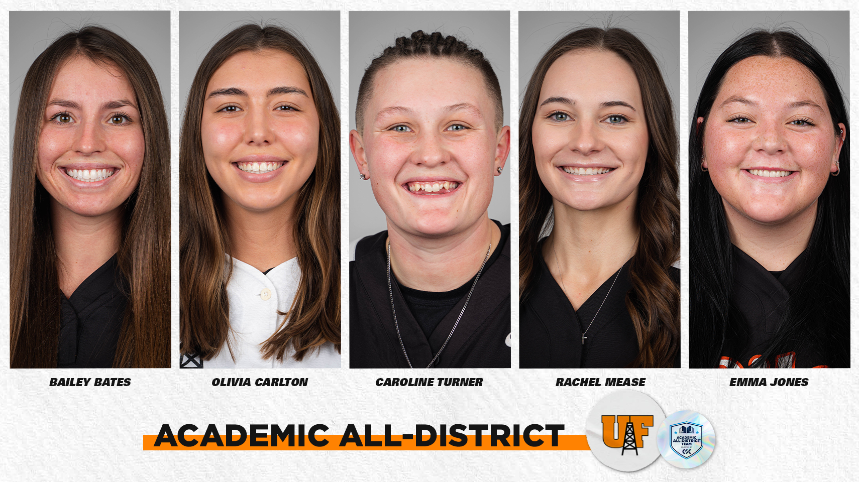 Softball Has Five Named CSC Academic All-District