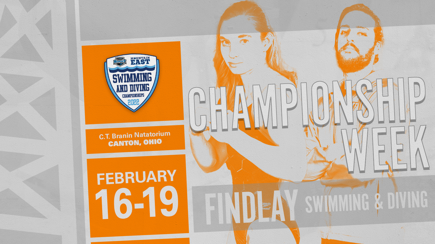 Findlay In Canton for G-MAC / MEC Swimming and Diving Championships