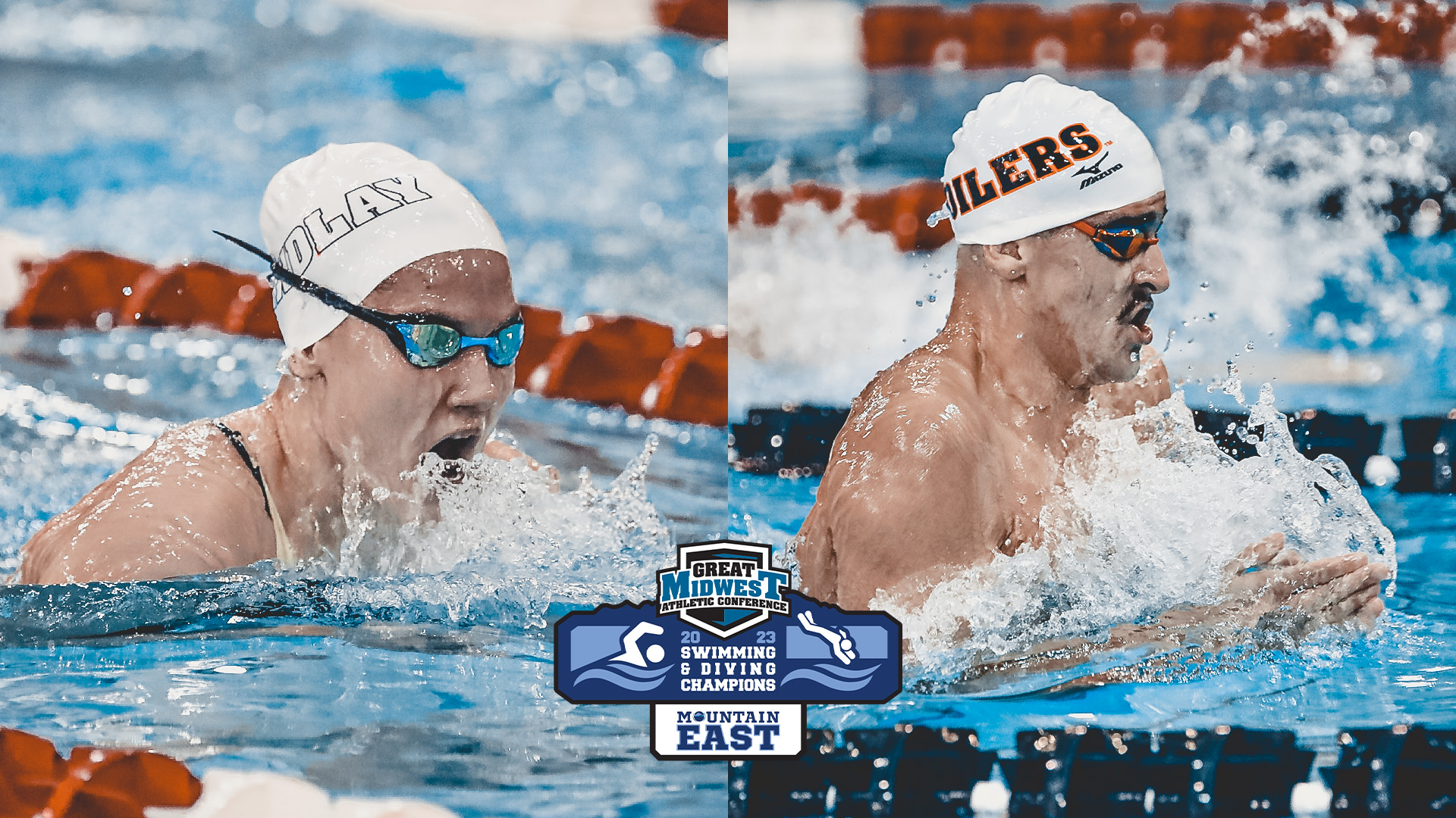 Oilers Men and Women Lead Through Day 1 at G-MAC/MEC Swimming & Diving Championship
