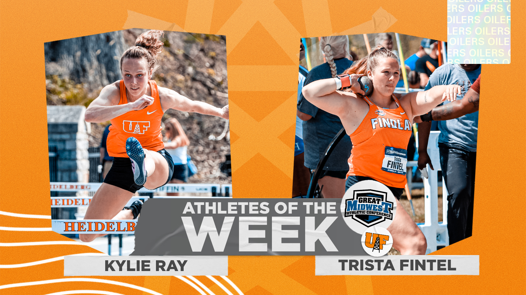 Ray and Fintel Earn Athlete of the Week