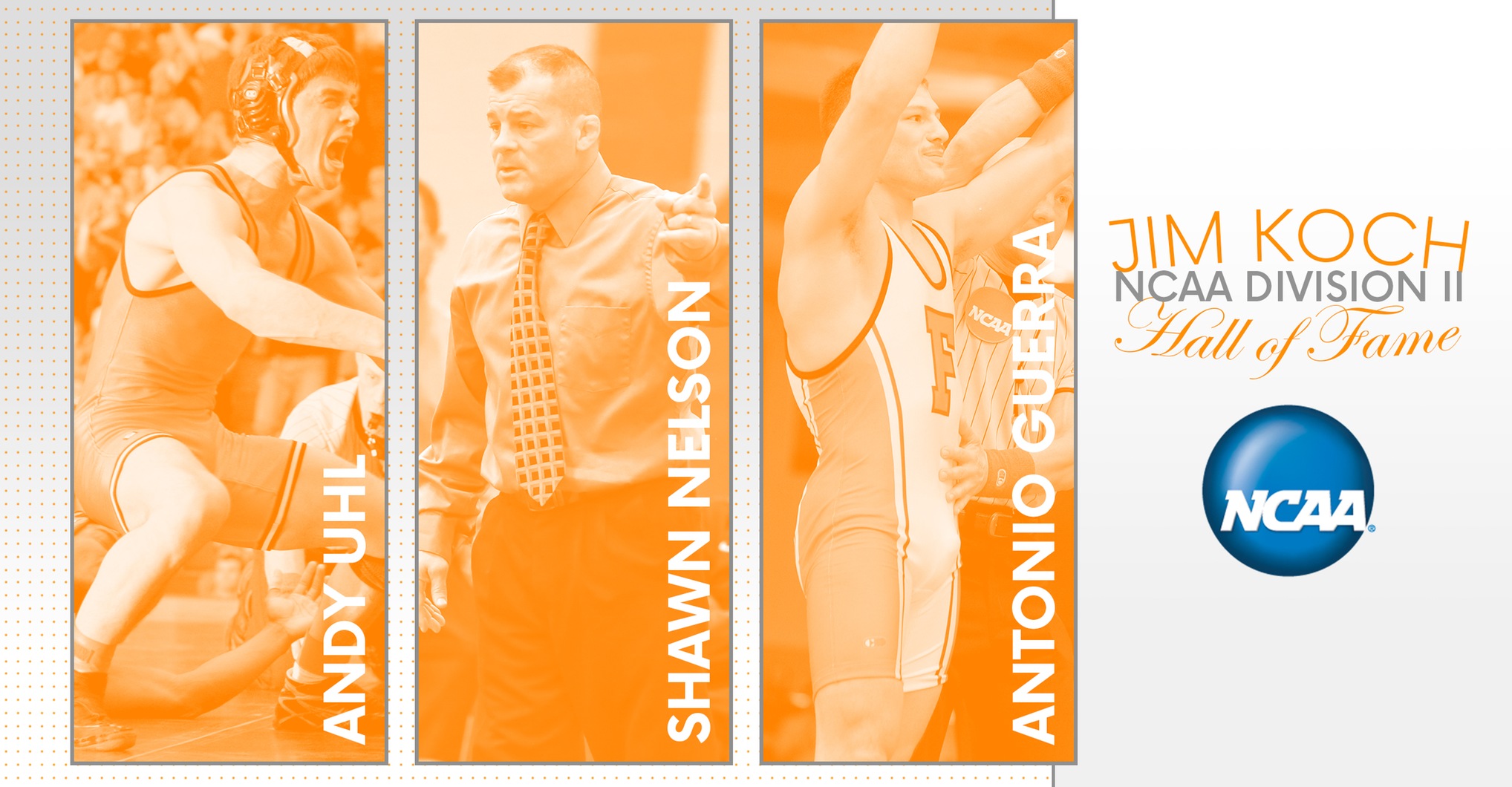 Three Roughnecks to Enter NCAA Division II Wrestling Hall of Fame