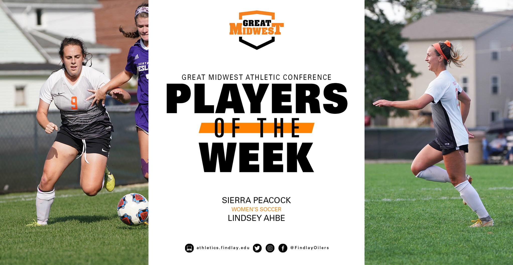 Peacock and Ahbe Earn G-MAC Players of the Week