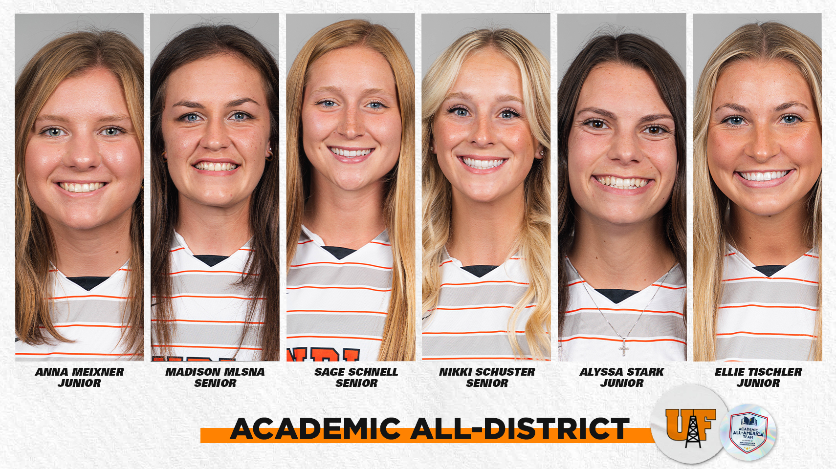 Oilers Earn Six Spots on Academic All-District