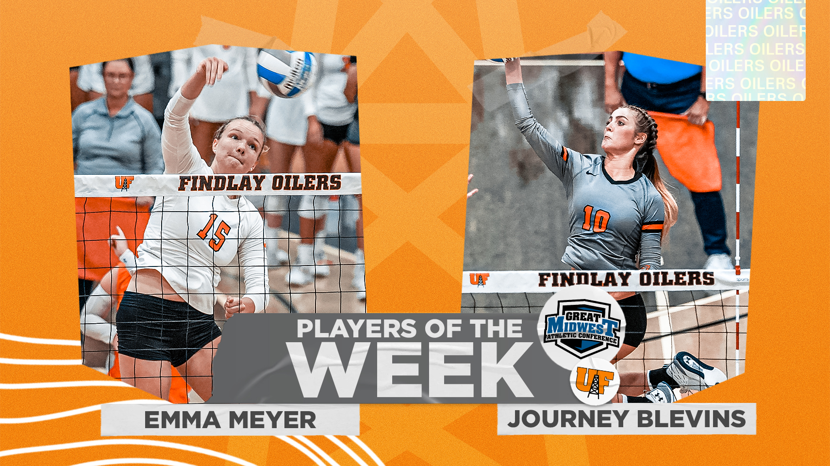 Meyer and Blevins Earn G-MAC Players of the Week